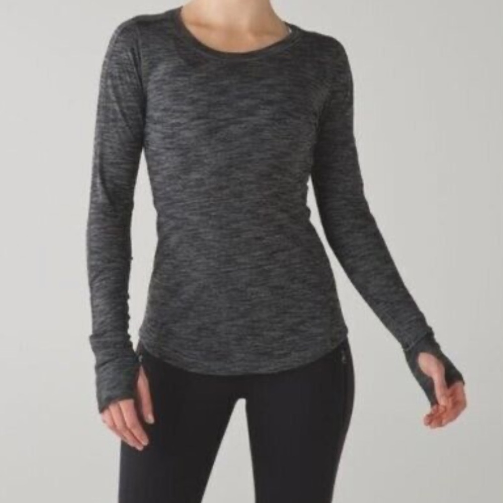 Lululemon 5 mile long grey long sleeve